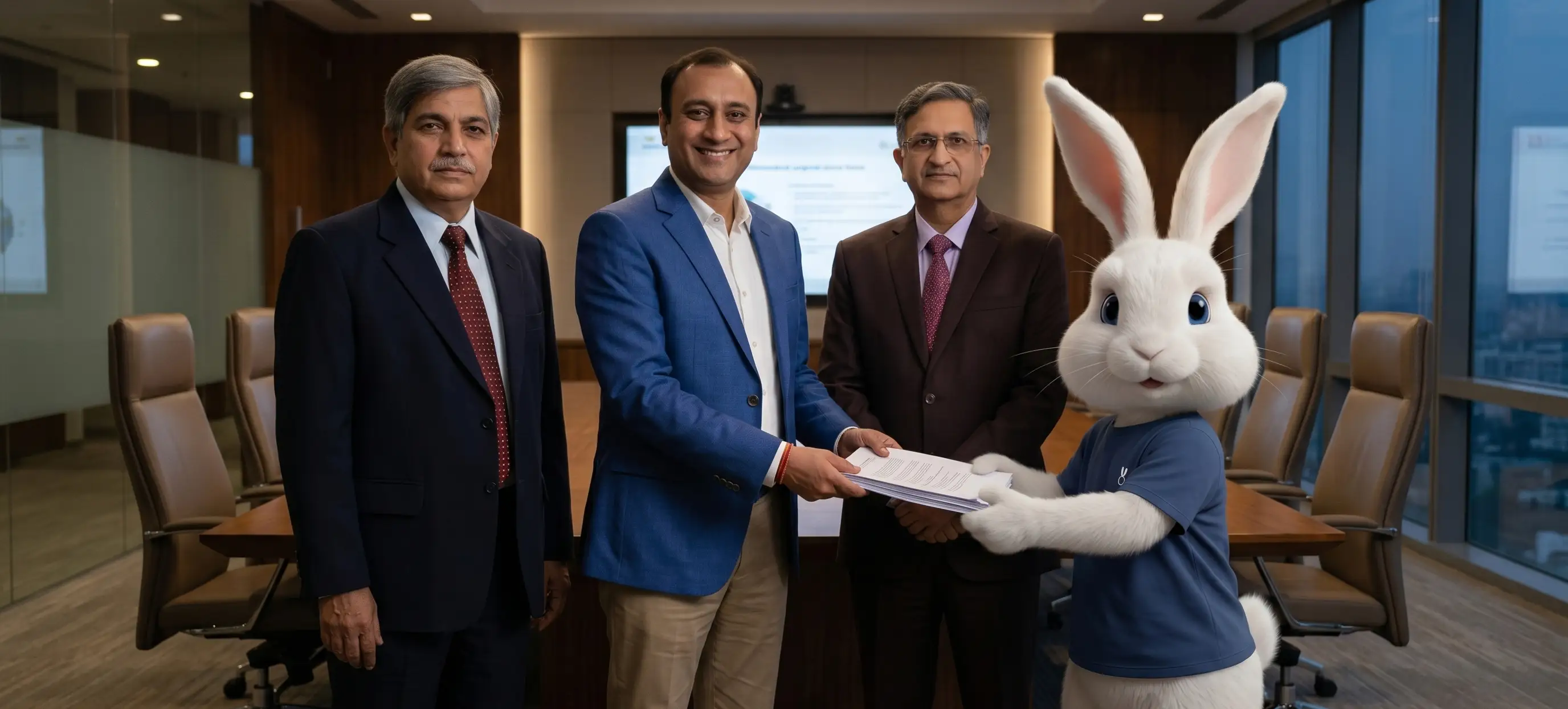Dalmia Bharat — the team in the room